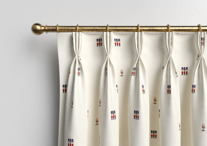 Kings Breakfast, Mini Kingsmen - Made to Measure Curtains - Image 11